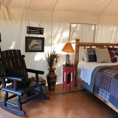 Pet Friendly Wild West Luxury Glamping tent